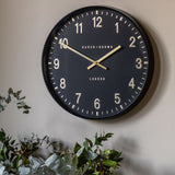 Ghedi Londres Wall Clock Black — SantoLusso®