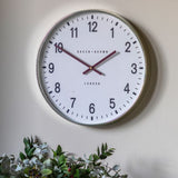 Ghedi Londres Wall Clock Chrome — SantoLusso®
