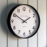 Ghedi Pelviano Wall Clock Black — SantoLusso®