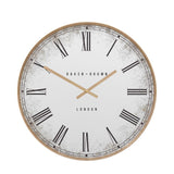 Ghedi Sapela Wall Clock Gold — SantoLusso®