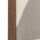 Ghedi Cemento Abstract Framed Canvas — SantoLusso®