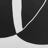 Ghedi Abstract Noir et Blanc Framed Art — SantoLusso®