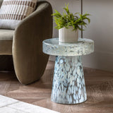 Ghedi Zorra Side Table White — SantoLusso®
