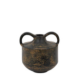 Ghedi Gobi Cast Metal Vase Small — SantoLusso®
