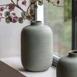 Ghedi Goa Cast Metal Vase Olive Large — SantoLusso®