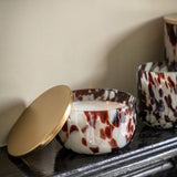 Ghedi Confetti Candle Brown Medium Peony Musk — SantoLusso®