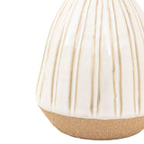 Ghedi Cromer Ceramic Handled Vase White Small — SantoLusso®