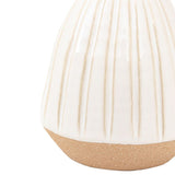 Ghedi Cromer Ceramic Handled Vase White Large — SantoLusso®