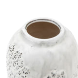 Ghedi Meadow Embossed Ceramic Vase Stone Small — SantoLusso®