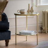 Ghedi Ora Side Table Champagne — SantoLusso®
