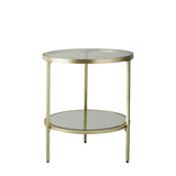Ghedi Ora Side Table Champagne — SantoLusso®