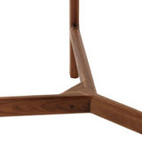 Ghedi Cabrera Oval Dining Table Walnut — SantoLusso®