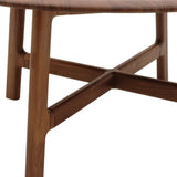 Ghedi Cabrera Round Coffee Table Walnut — SantoLusso®