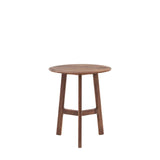 Ghedi Cabrera Round Side Table Walnut — SantoLusso®