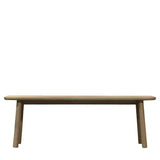 Ghedi Lencia Dining Bench Oak — SantoLusso®