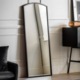 Ghedi Bellagro Arch Mirror Black Large — SantoLusso®