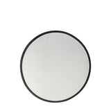 Ghedi Bellagro Round Mirror Black Large — SantoLusso®