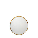 Ghedi Bellagro Round Mirror Antique Gold Small — SantoLusso®