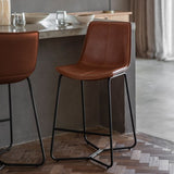 Ghedi Mosso Stool Brown (2pk) — SantoLusso®