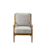 Ghedi Fume Armchair Natural Linen — SantoLusso®