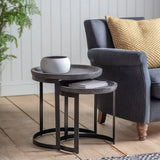 Ghedi Reggia Nest of 2 Tables — SantoLusso®