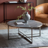 Ghedi Donata Coffee Table Silver — SantoLusso®