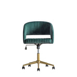 Ghedi Manol Swivel Chair Green Velvet — SantoLusso®
