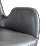 Ghedi Borla Swivel Chair Charcoal — SantoLusso®