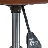 Ghedi Borza Swivel Chair Brown — SantoLusso®