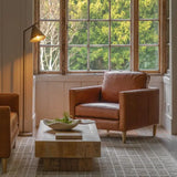 Ghedi Racello Armchair Vintage Brown Leather — SantoLusso®