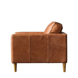 Ghedi Racello Armchair Vintage Brown Leather — SantoLusso®