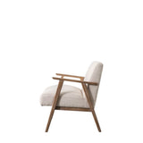 Ghedi Nadarro 2 Seater Sofa Natural Linen — SantoLusso®