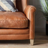 Ghedi Gravina Sofa Vintage Brown Leather — SantoLusso®