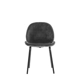 Ghedi Nure Chair Grey Velvet (2pk) — SantoLusso®