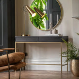 Ghedi Narcea 2 Drawer Console Table — SantoLusso®