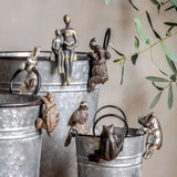 Ghedi Philip Frog Pot Hanger Antique (2pk) — SantoLusso®