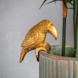 Ghedi Grayson Toucan Pot Hanger Gold (2pk) — SantoLusso®
