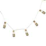 Ghedi Seco 10 LED String with Gold Glitter in Jars — SantoLusso®