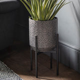 Ghedi Anders Metal Planter Black Large — SantoLusso®