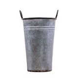 Ghedi Arley Galvanised Flower Bucket Large — SantoLusso®