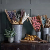 Ghedi Arley Galvanised Flower Bucket Large — SantoLusso®