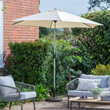 Ghedi Pernita 2.7m Parasol Cream — SantoLusso®