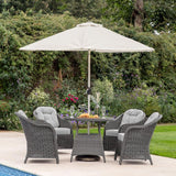 Ghedi Pernita 2x3m Parasol Cream — SantoLusso®