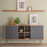 Ghedi Allaro Sideboard Oak Grey — SantoLusso®