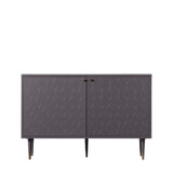 Ghedi Ostola 2 Door Cabinet Grey — SantoLusso®