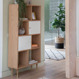 Ghedi Ostola Display Unit Oak White — SantoLusso®