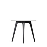 Ghedi Ebarallo Round Dining Table Black — SantoLusso®