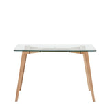 Ghedi Ebarallo Rectangle Dining Table Oak — SantoLusso®