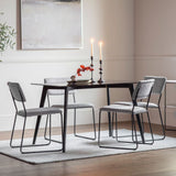 Ghedi Ebarallo Rectangle Dining Table Black — SantoLusso®