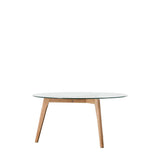 Ghedi Ebarallo Round Coffee Table Oak — SantoLusso®
